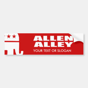 AUTOCOLLANT DE VOITURE ALLÉE D'ALLEN POUR LE GOUVERNEUR