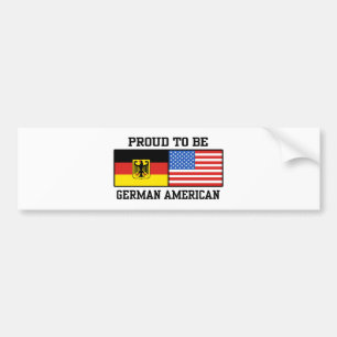 Autocollant De Voiture Allemand Américain