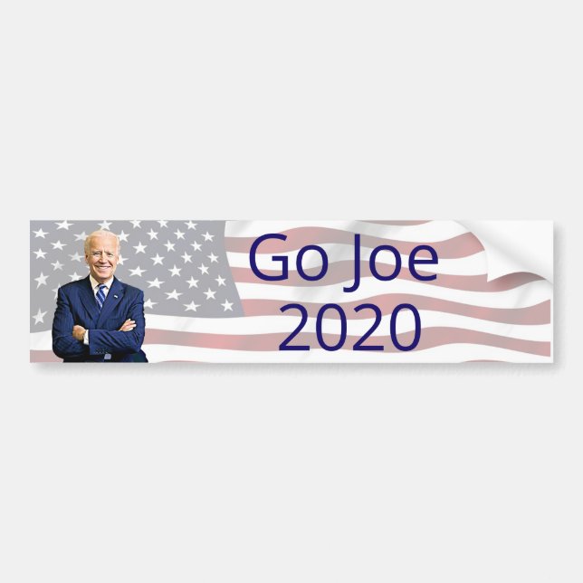 Autocollant De Voiture Allez Joe, Joe Biden pour le président 2020 (Devant)