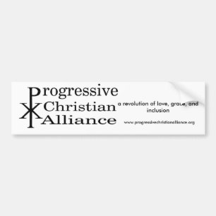 Autocollant De Voiture Alliance chrétien progressif "logo "