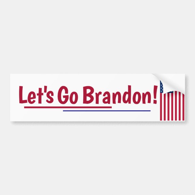 Autocollant De Voiture Allons-y Sticker Brandon Bumper (Devant)