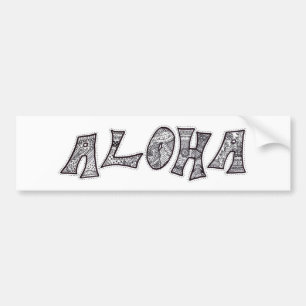 Autocollant De Voiture Aloha adhésif pour pare-chocs