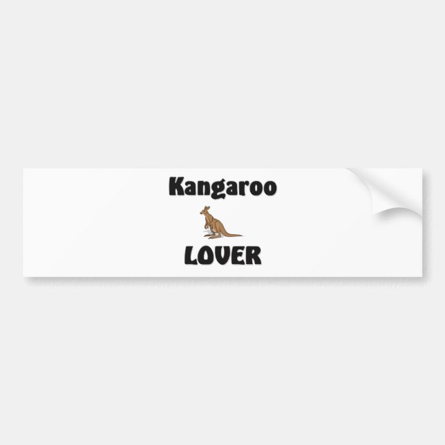 Autocollant De Voiture Amant de kangourou (Devant)