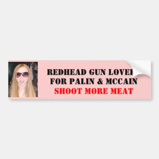 AUTOCOLLANT DE VOITURE AMANTS ROUX D'ARME À FEU, POUR PALIN ET…