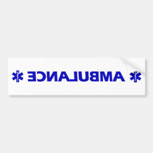 Autocollant De Voiture Ambulance (arrière)
