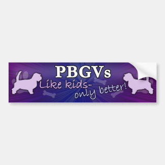 Autocollant De Voiture Améliorez que les enfants PBGV