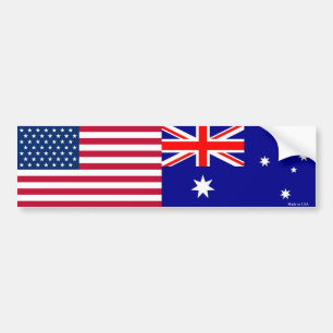 Autocollant De Voiture Américain et Australien marque l'adhésif pour