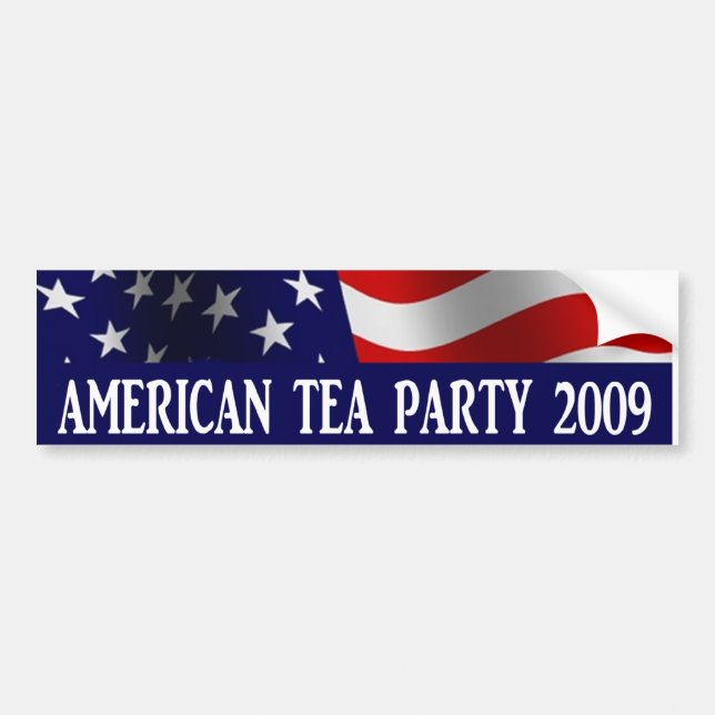 Autocollant De Voiture American Tea Party 2009 (Devant)