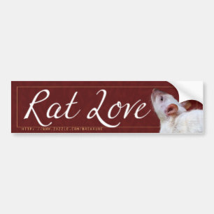 Autocollant De Voiture Amour 2 de rat