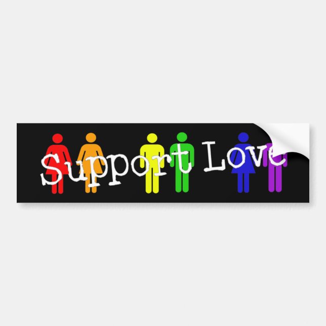 Autocollant De Voiture Amour de soutien (Devant)