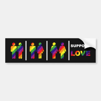 Autocollant De Voiture Amour de soutien