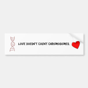 Autocollant De Voiture Amour de syndrome de Down