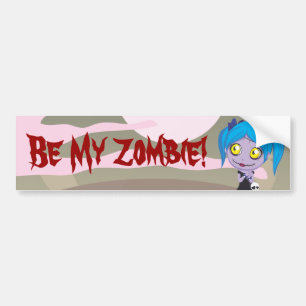 Autocollant De Voiture Amour de zombi
