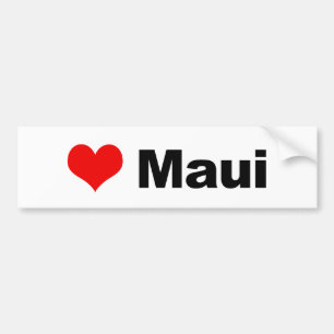 Autocollant De Voiture Amour Maui