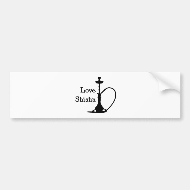 Autocollant De Voiture Amour Shisha (Devant)