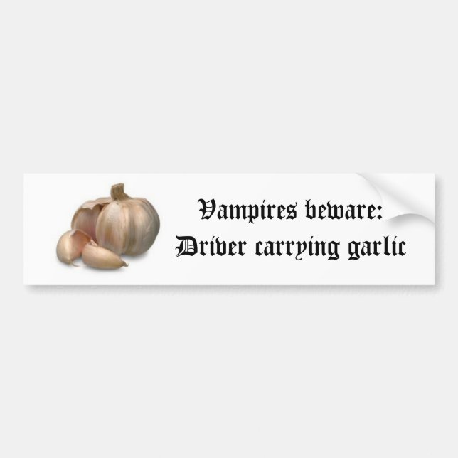 Autocollant De Voiture Ampoule d'ail (Devant)