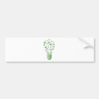 Autocollant De Voiture ampoule d'eco