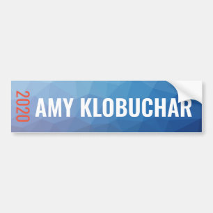 Autocollant De Voiture Amy Klobuchar 2020 géométriques bleus
