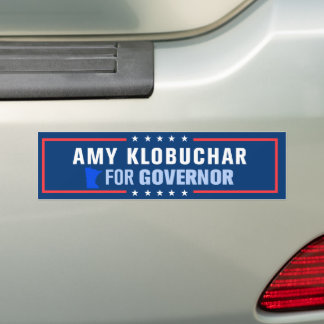 Autocollant De Voiture Amy Klobuchar gouverneure du Minnesota