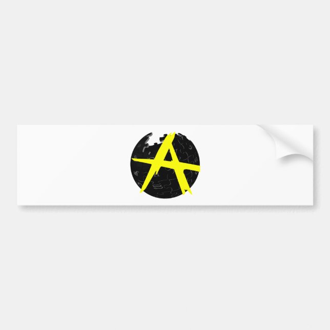 Autocollant De Voiture AnCap Wiki (Devant)
