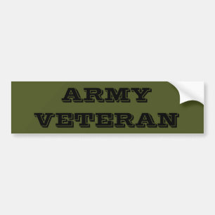 Autocollant De Voiture Ancien combattant de l'armée de l'autocollant