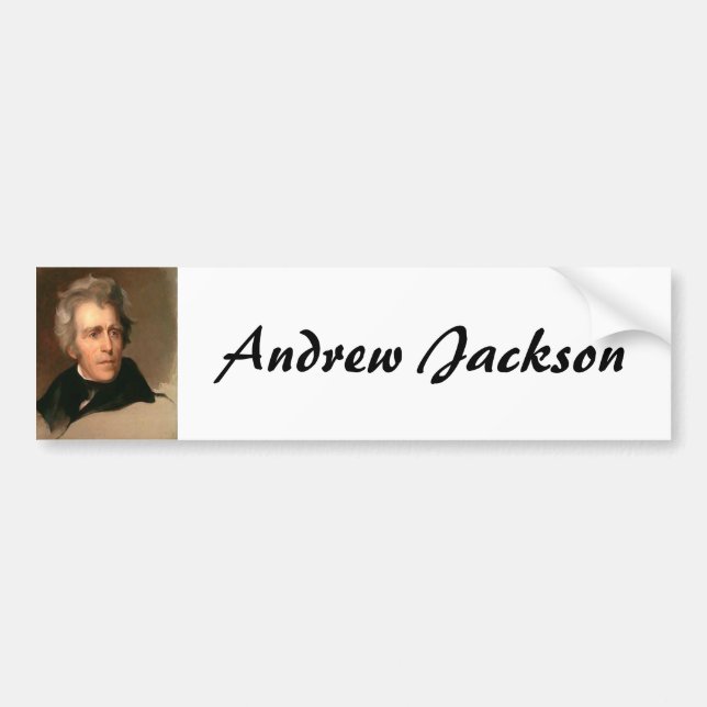 Autocollant De Voiture Andrew Jackson (Devant)