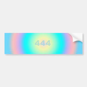 Autocollant De Voiture Angel Numbers 444 - Optimism & Action  
