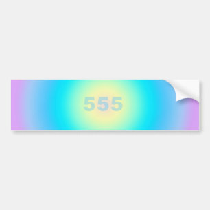 Autocollant De Voiture  Angel Numbers 555 - Changes On The Horizon 