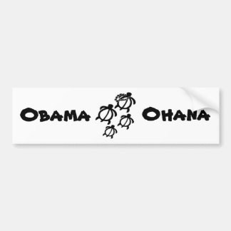 Autocollant De Voiture Animals_Honu_Ohana_Small, Obama, Ohana