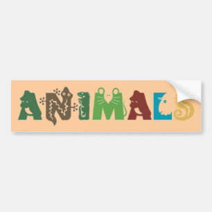 Autocollant De Voiture Animaux Bumpersticker