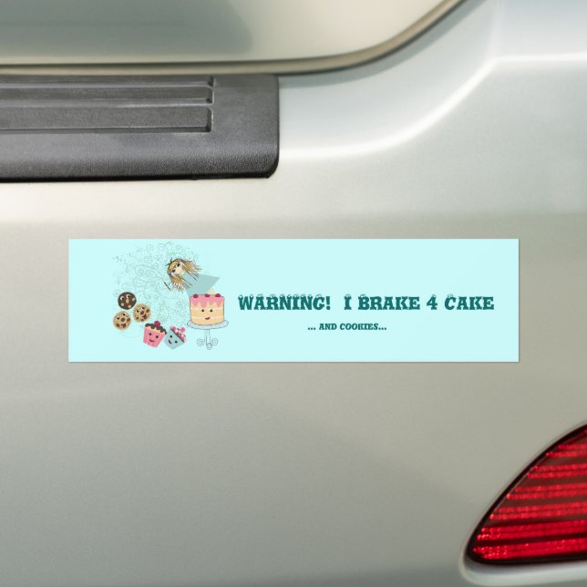 Autocollant De Voiture Anime Magic Wand CupGâteaux et cookies (En voiture)