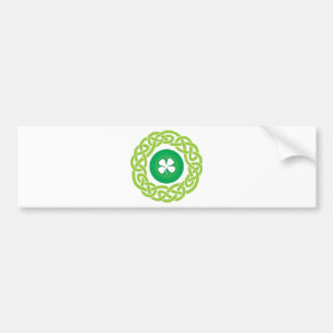 Autocollant De Voiture ANNEAU CELTIQUE avec le SHAMROCK