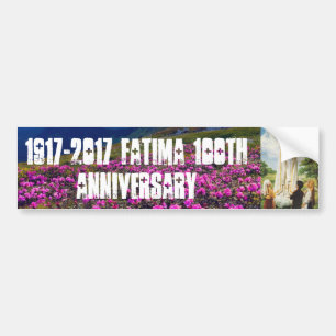 Autocollant De Voiture Anniversaire de Fatima 100th