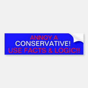 AUTOCOLLANT DE VOITURE ANNOTER UN CONSERVATEUR !