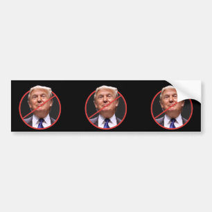 Autocollant De Voiture Anti adhésif pour pare-chocs de Donald Trump