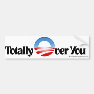 Autocollant De Voiture Anti adhésif pour pare-chocs d'Obama "totalement