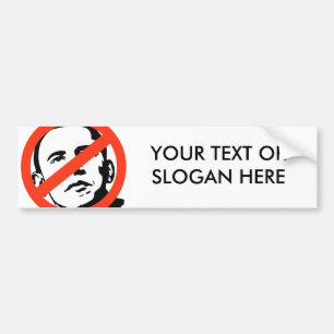 AUTOCOLLANT DE VOITURE ANTI-BARACK OBAMA