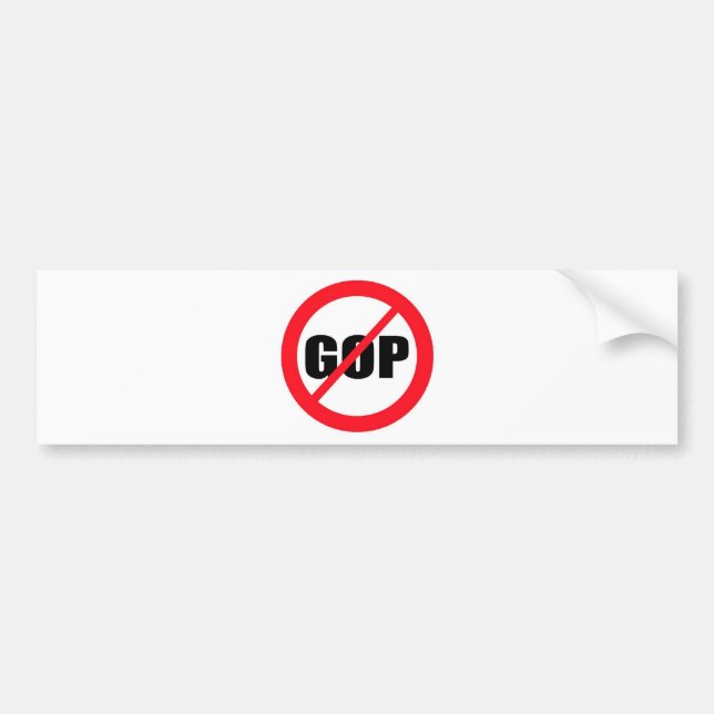 AUTOCOLLANT DE VOITURE ANTI-GOP (Devant)