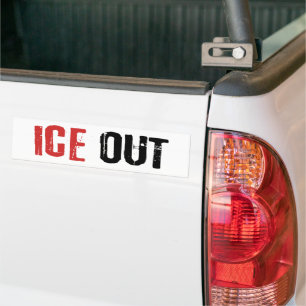 Autocollant De Voiture Anti ICE Activisme politique de protestation