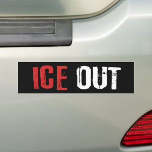 Autocollant De Voiture Anti ICE dehors Activisme politique Protestation