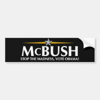 Anti-McCain adhésif pour pare-chocs de McBush