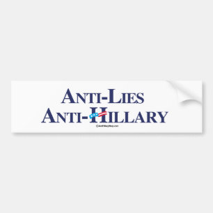 Autocollant De Voiture Anti-Mensonges Anti-Hillary - Anti-Hillary - .png
