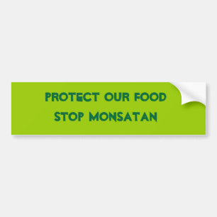 Autocollant De Voiture Anti Monsanto