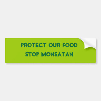 Autocollant De Voiture Anti Monsanto