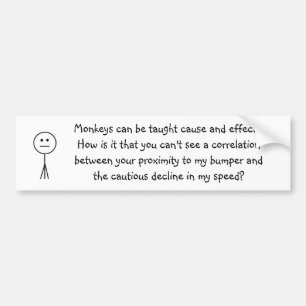Autocollant De Voiture Anti-non-respect des distances de sécurité