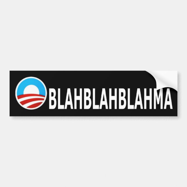 Autocollant De Voiture Anti Obama (Devant)