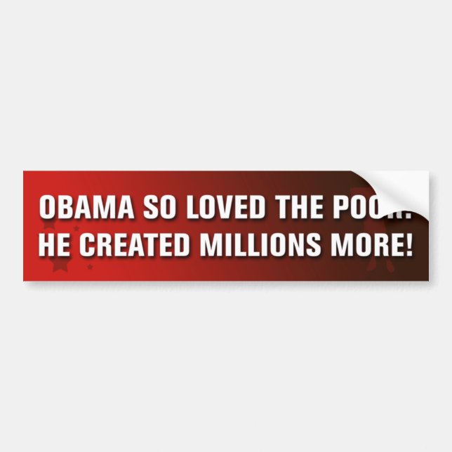 Autocollant De Voiture Anti Obama (Devant)