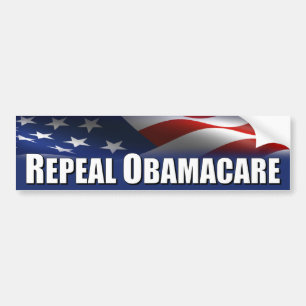 Autocollant De Voiture Anti Obama - abrogation OBAMACARE