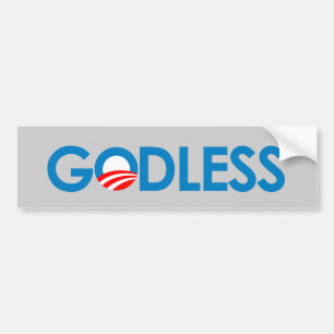Autocollant De Voiture Anti-Obama - ATHÉE