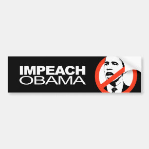 Autocollant De Voiture Anti-Obama - attaquez Obama